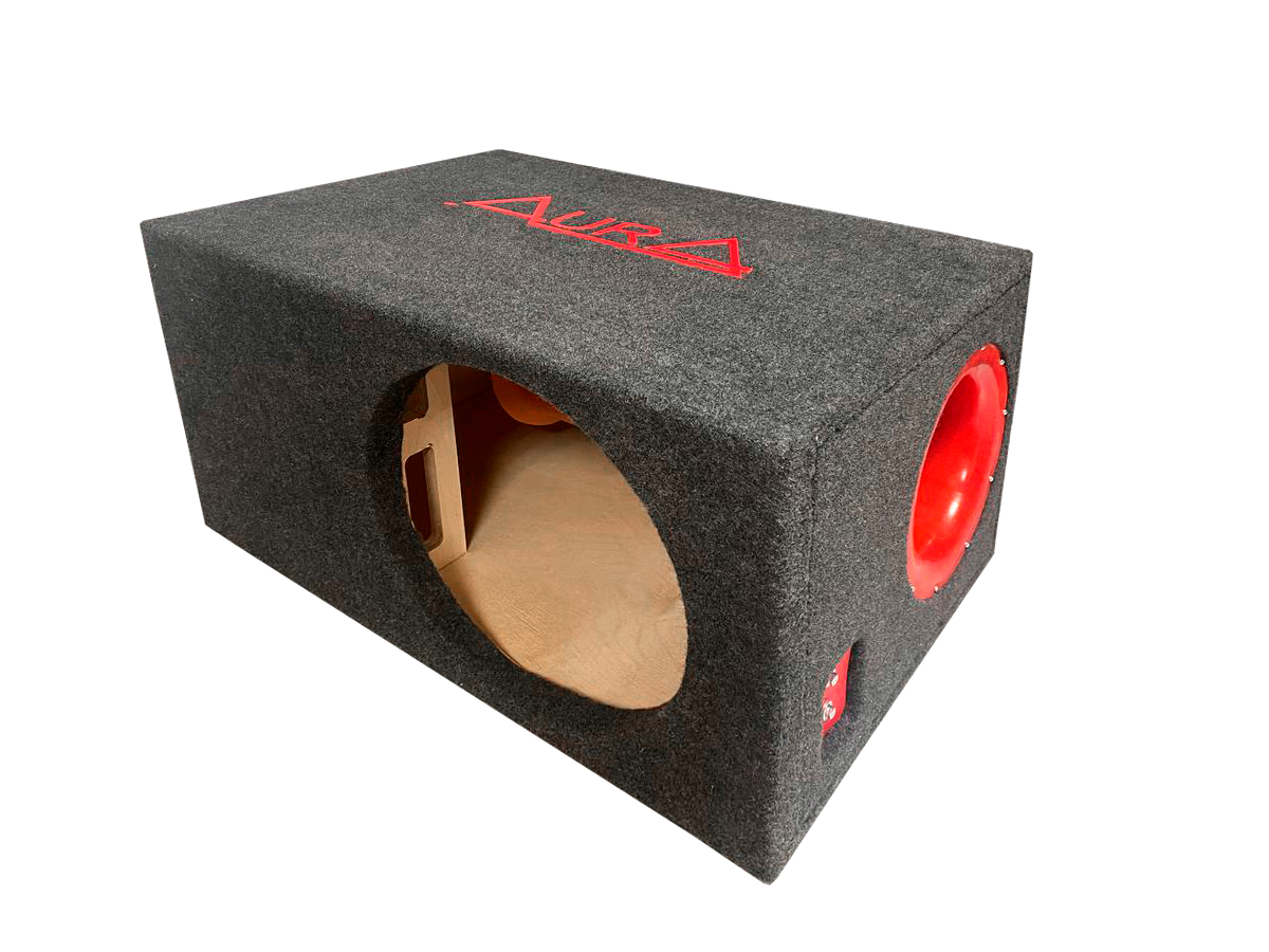 AurA | BOX-15-124-T200PW/2 |  15"  корпус Фанера/карпет, 124 литра, Труба 200 мм | превью 1