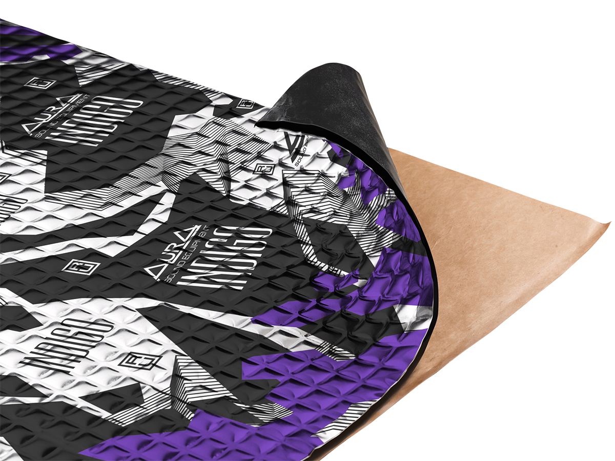 AurA | VDM INDIGO-MP | Фольгированный вибродемпфер, толщина 2,7мм.,  упак. 5 л. | превью 1