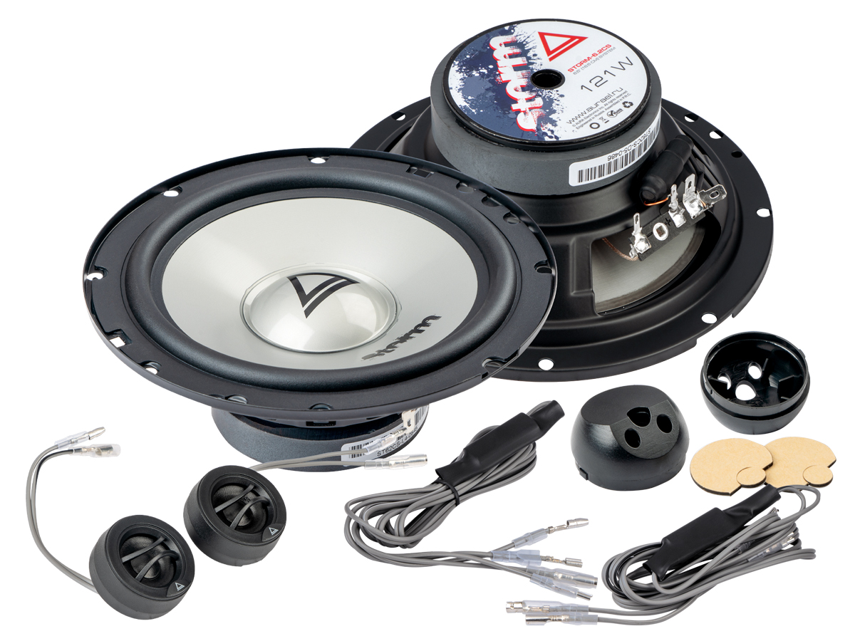 AurA | STORM-6.2CS | V2!!, 6,5" (16cm), 2-пол., комп., ВЧ-ШЕЛК, 61/121w, 70Hz - 20kHz, 90db, сетки| превью 1