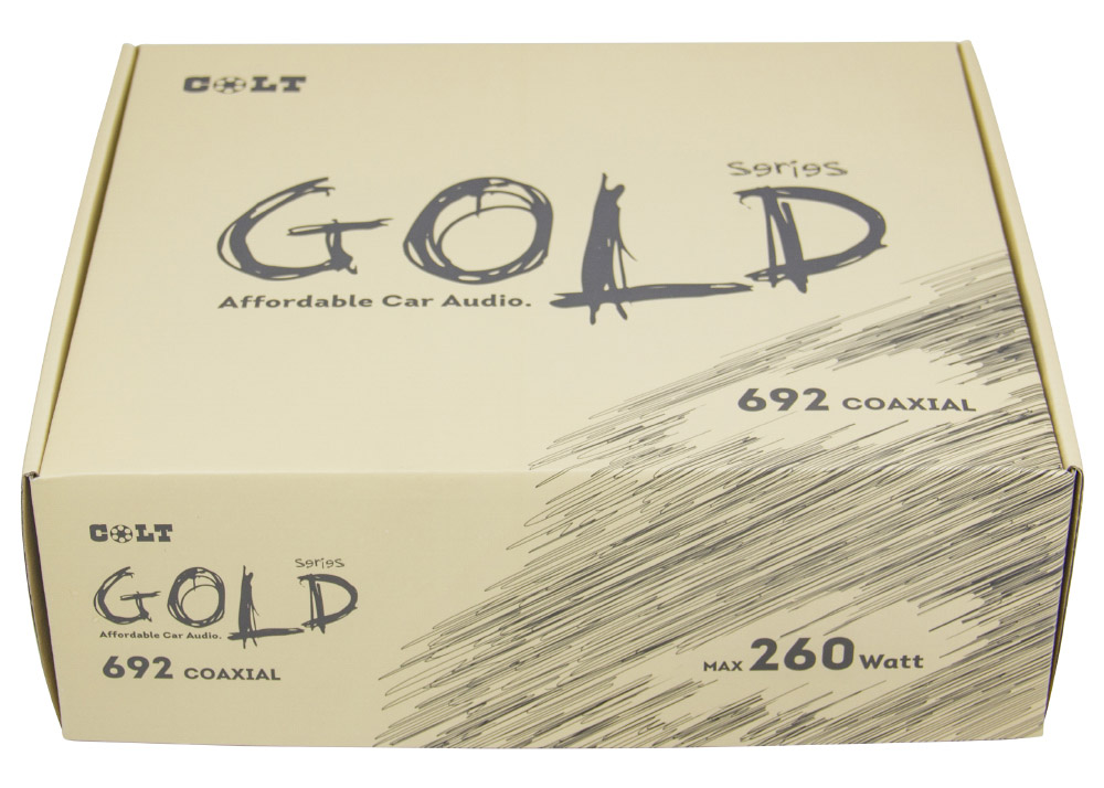 COLT | GOLD 692 coaxial | 16cm, 2-х полосная, коаксиальная, RMS 80Вт, MAX 290Вт. 92 Дб | 5