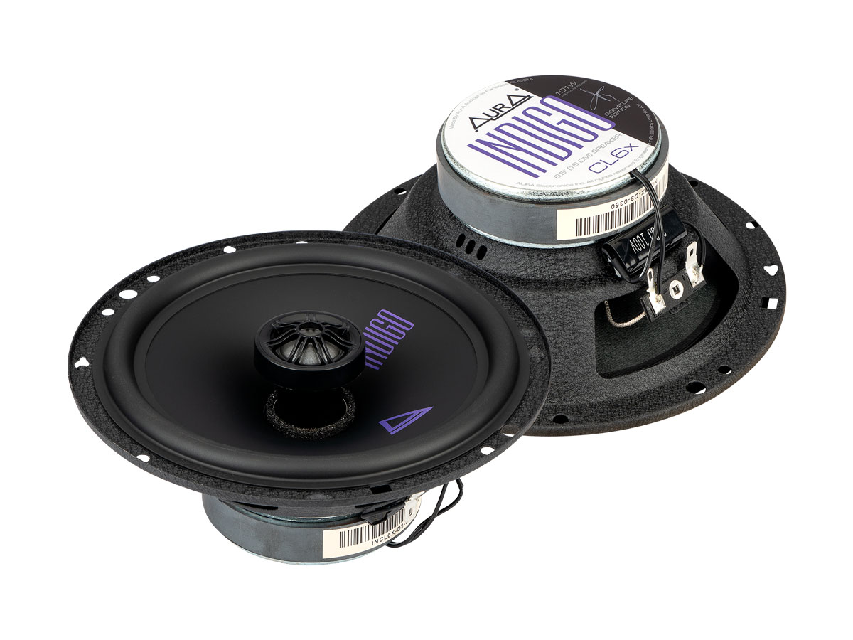 AurA | INDIGO-CL6X | 6,5" (16,5cm), 2-полосные, коаксиальные, 51/101w, 50Hz - 20kHz, 90db, сетки | 1