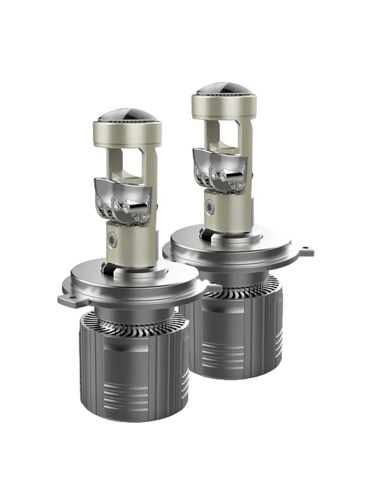 SVS | H4 MaxLight mini lens | LED 4250Lm, 4575CHIPS,12-24V/50W, 6000K, кулер| 1