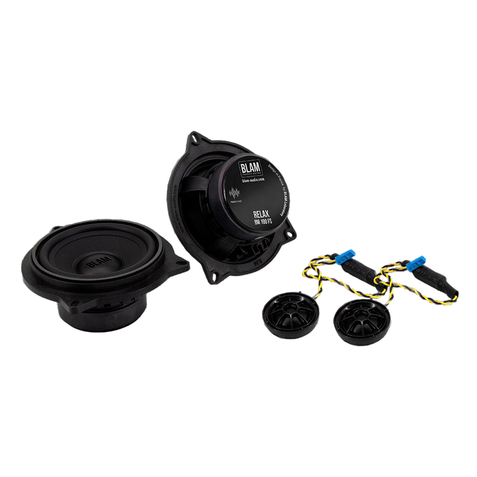 BLAM | BM100FS | 2-х полос.комп. акус. для а/м BMW ,4" (10см), 50/100Вт, 80Гц-30кГц, 2Ом, 90,3 дБ | 1