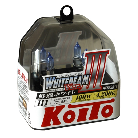KOITO | P0751W  H1 WHITEBEAM | 12V 55W (100W) лампа накаливания 2шт.пласт уп.| превью 1