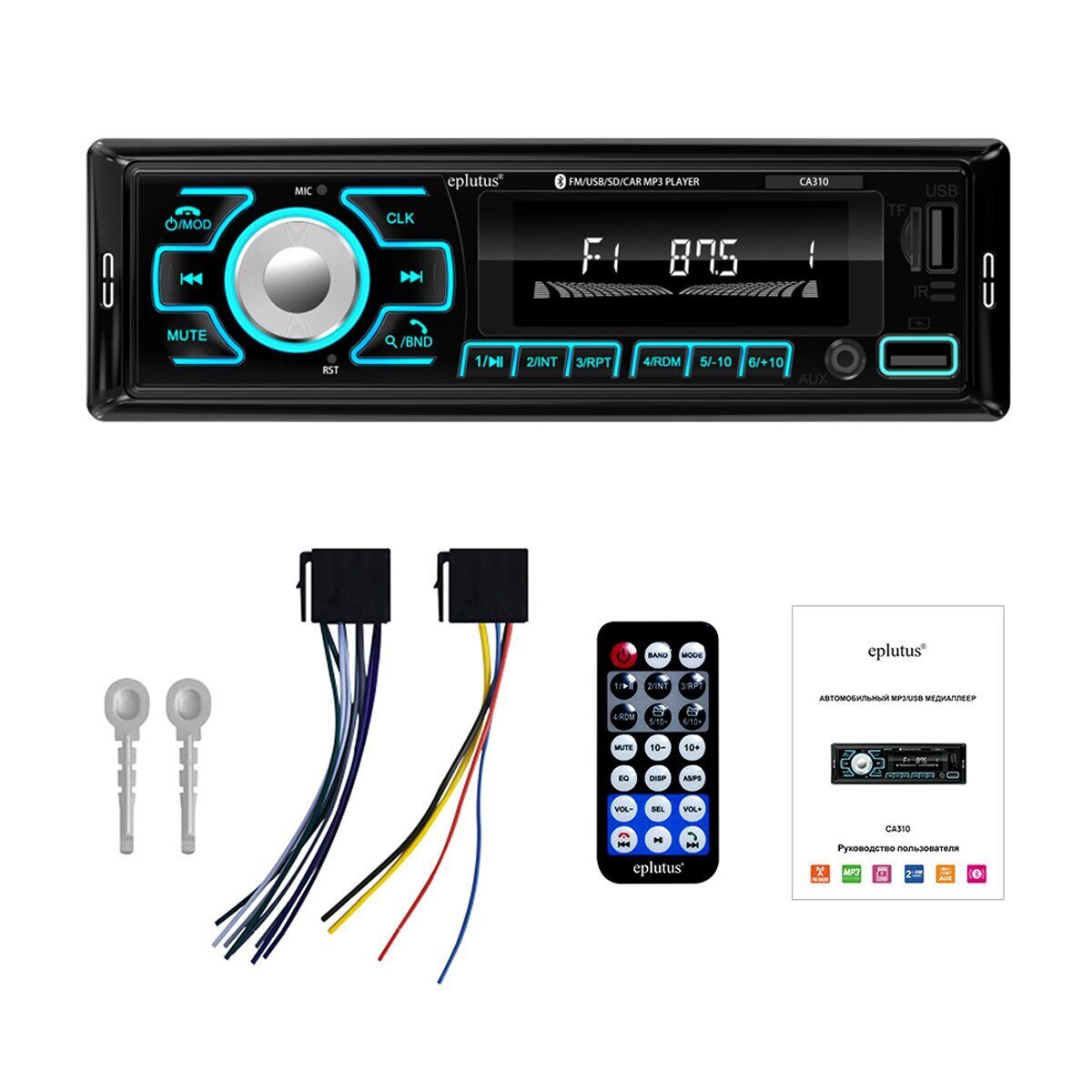 Eplutus | CA310 | 45 Вт х 4. BT/USB/FM/AUX Поддержка Micro SD, | превью 3
