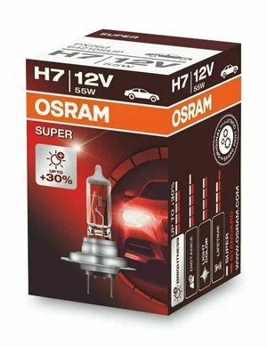 OSRAM | H7 64210SUP Halogen  | Лампа H7 SUPER 12V 55W +30% | превью 1