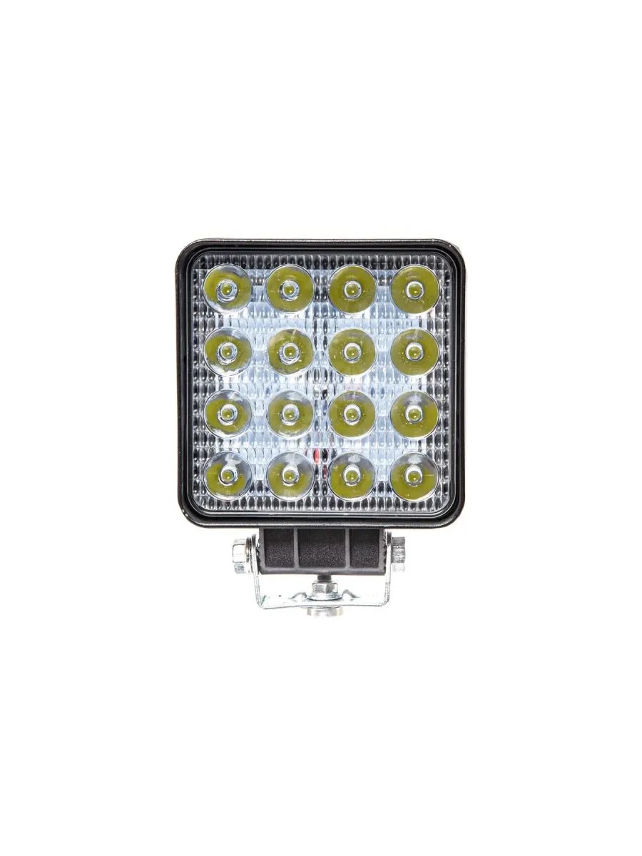 Автоэлектрика| AE48S-16LED-42HC |Фара светодиодная,квадратная,110*42*140,16диодов,48Вт,10-30V,1шт | превью 1