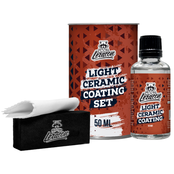 LERATON | LIGHT Ceramic Coating SET | Керамическое покрытие для кузова LIGHT Ceramic Coating 50мл | 1
