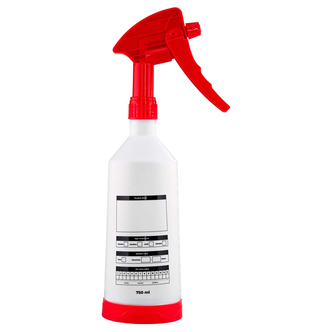 LERATON | (pH 3-8) | Бутылка с распылителем LERATON красная 750мл | превью 3