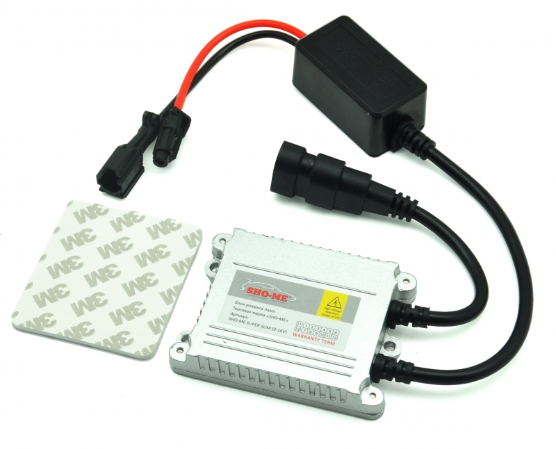 Блок розжига | Sho Me Super Slim 9-16V | высоковольтный блок розжига ксеноновой лампы | превью 2