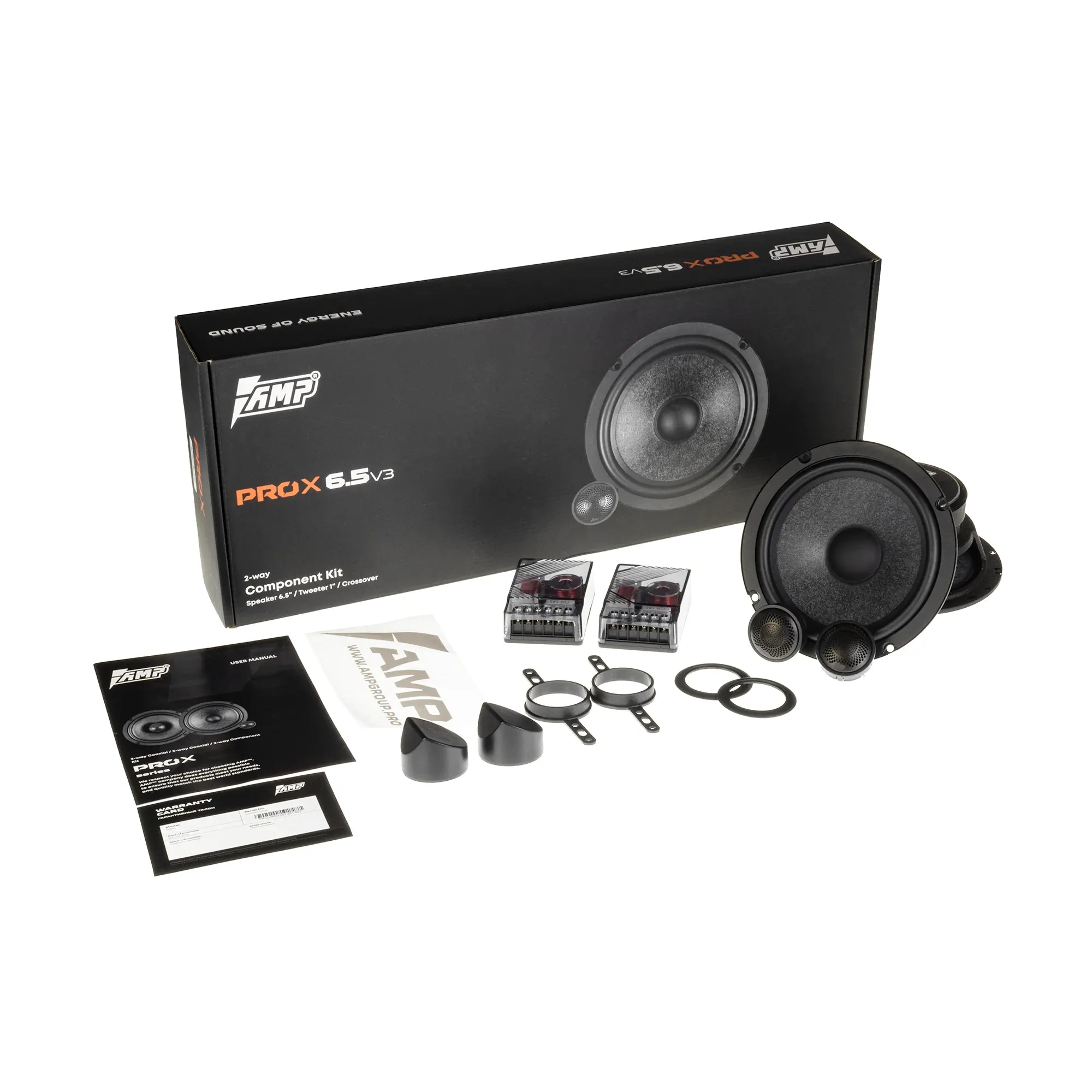 AMP | PRO X 6.5 V3 | 6.5" Компонентная 100Вт/200Вт| 8