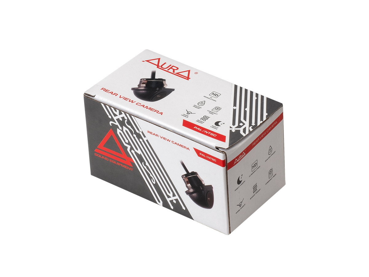 AurA | RVC-6233 | видеокамера, 976x592 HD, 800 TVL, 0.1lux, 170гр., линии, IP68, 4PIN-AV, NTSC/PAL | 3