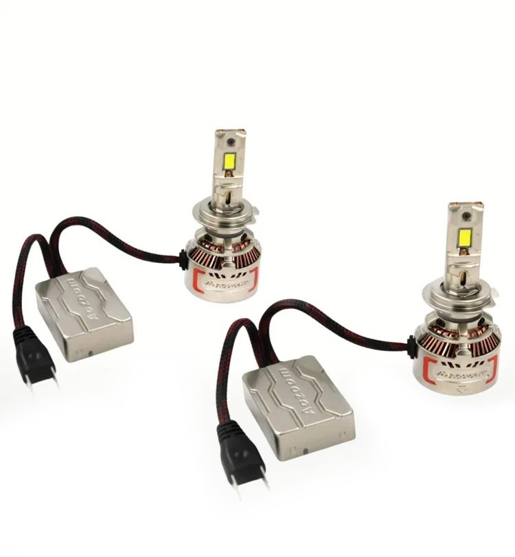 AOZOOM | P13 H7 | с вентилятором , 5500K , 12V, 120 Вт, 11000 Lm комплект 2 шт. | 2