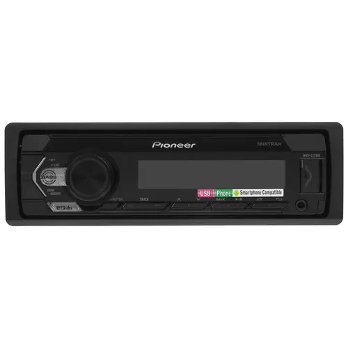 Pioneer | MVH-S125UI | 50х4, красн. кн-ки FLAC,iPod/Android,USB, AUX,2RCA,ASR+,AV LCD,5-экв | превью 2