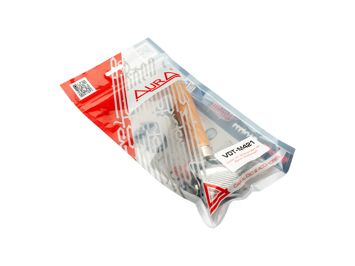 AurA | VDT-M421 | валик монтажный прикаточный с деревянной ручкой, ЛАК, ширина 42мм | превью 2