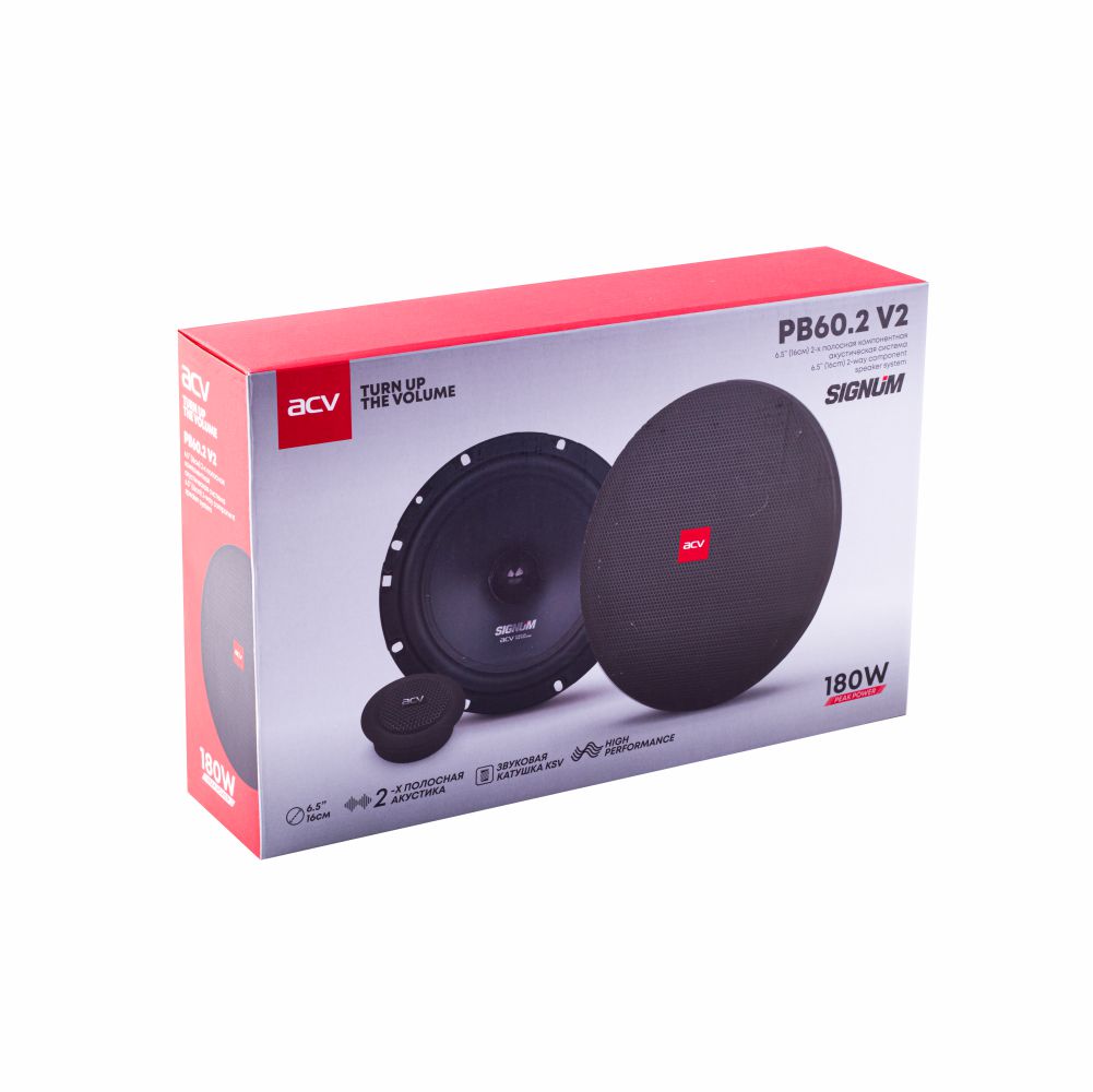 ACV | SIGNUM PB60.2 V2 | 16.5 см комп. 2-х полос./ 60Вт/4Ом/бумага | 9