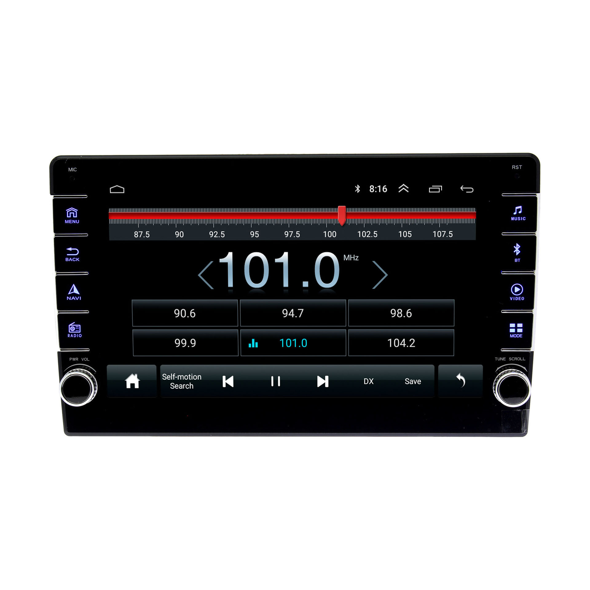 Wide Media LC-MFA-ON-2 32 T 10, ANDROID 10, 1024 * 600. 2xUSB. BT, Wi-Fi, GPS, AUX