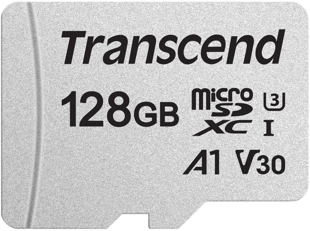 Transcend | 128GB | Карта памяти MicroSD128GB 300S UHS-I U1 + SD адаптер| превью 2