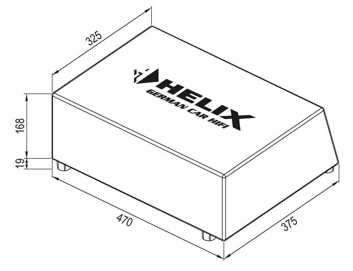 Helix | K 10E.2 (DVC.2) | сабвуфер 10" в фазоинверторном корпусе, 300/600 Watts,2x2 Om | 6