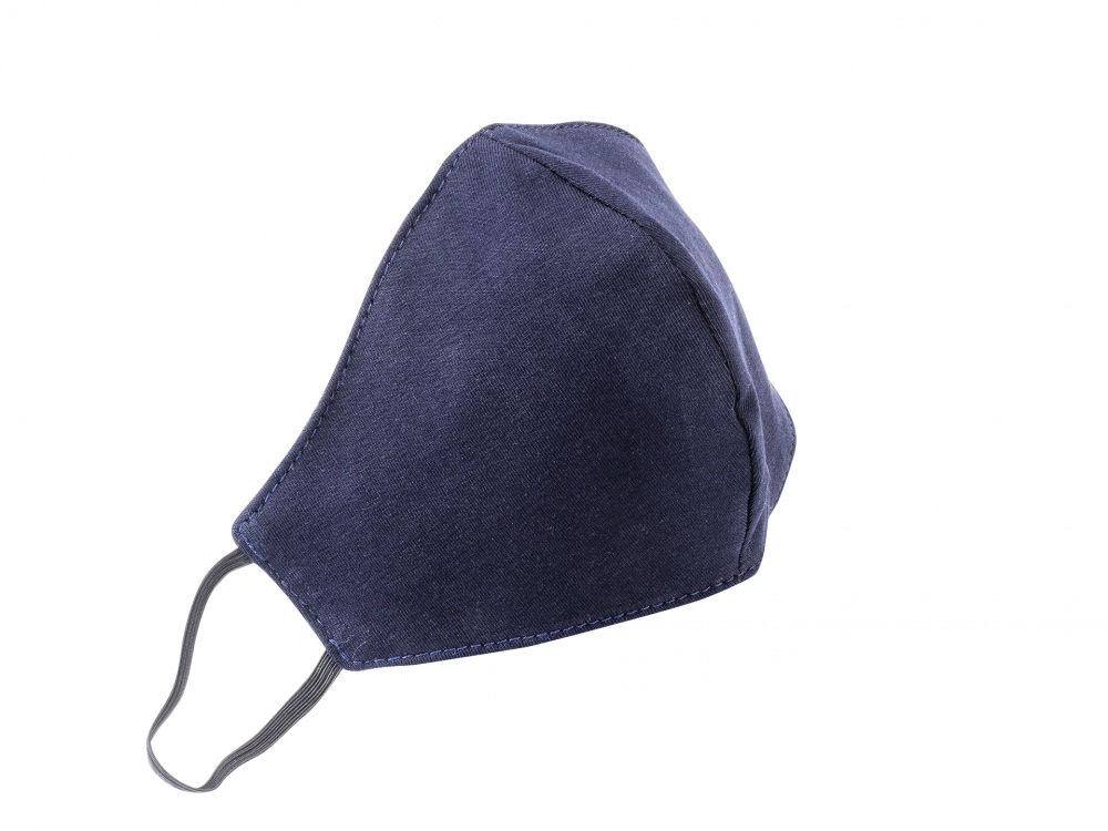 МАСКА | Маска многоразовая 1220 | Маска многоразовая для лица темно синяя х/б арт.1220 | 1