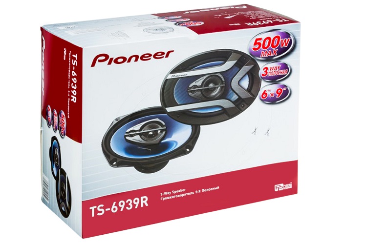 Pioneer | TS-6939R | 2013г. 6x9" 3-х полосн, 90/500W, 27-27000Гц, 84мм монтажная уст глубина. 92дБ | 5