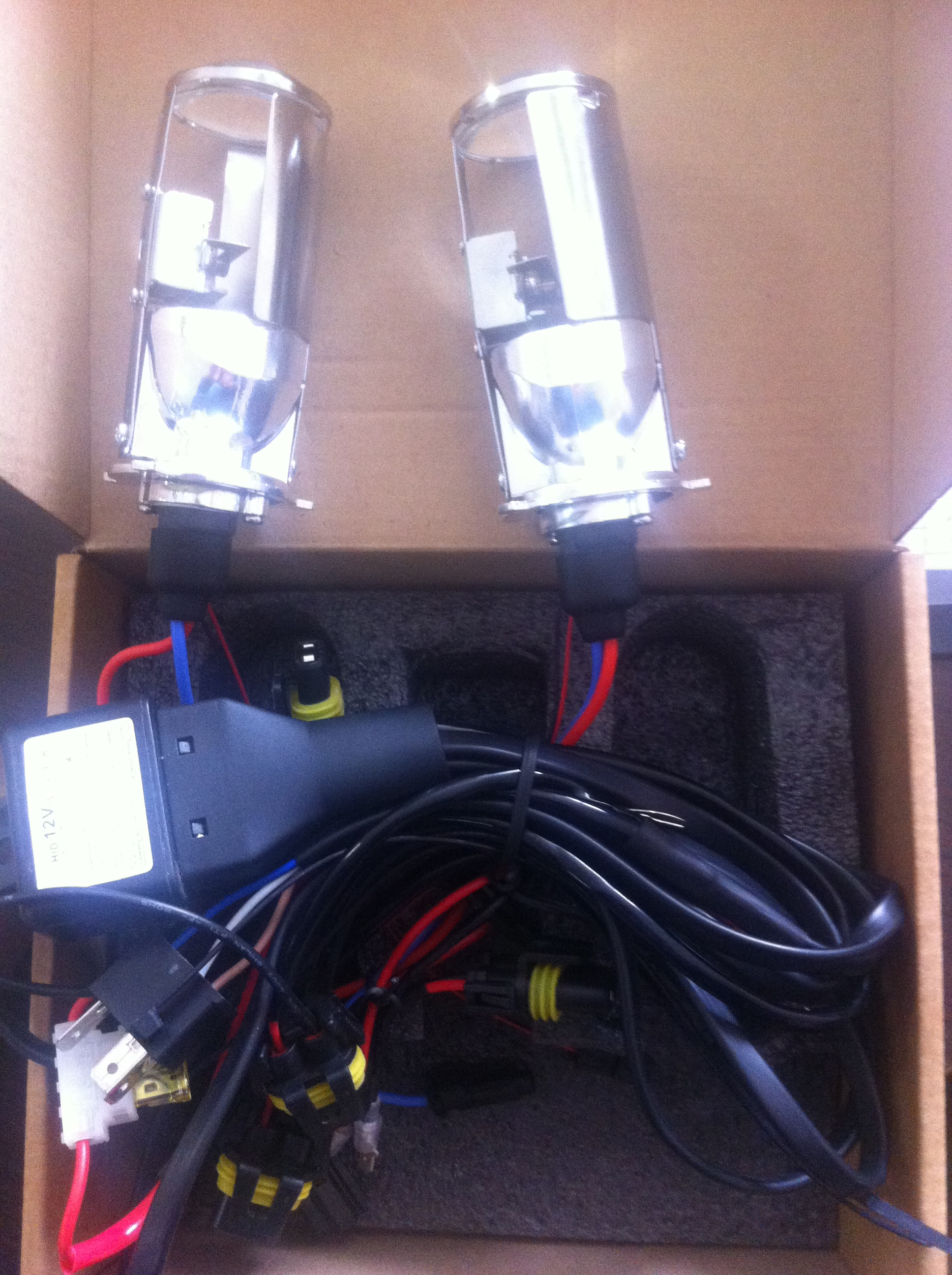 AES | Линза Биксенон Mini Progector |  4300 К, D-35 mm, с лампой,под цоколь H4 | под лампу Н1 | 1