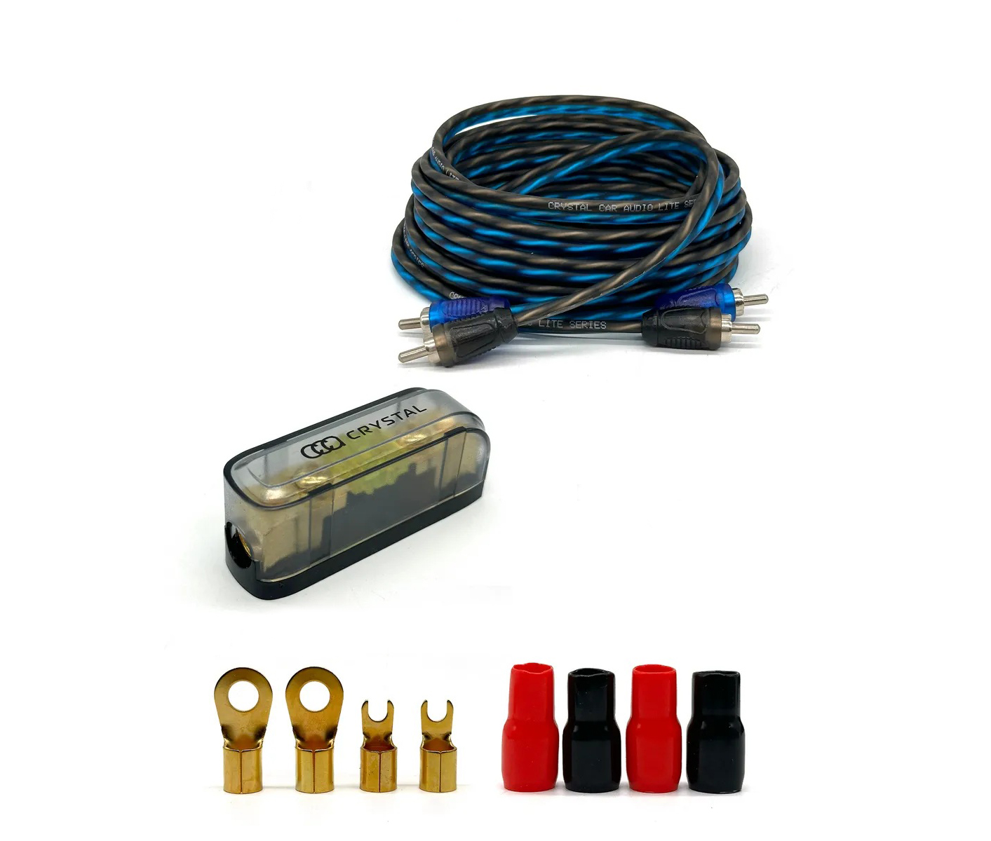Crystal Car Audio | WK-204 | комплект проводов для 2-кан. усилителя | 3