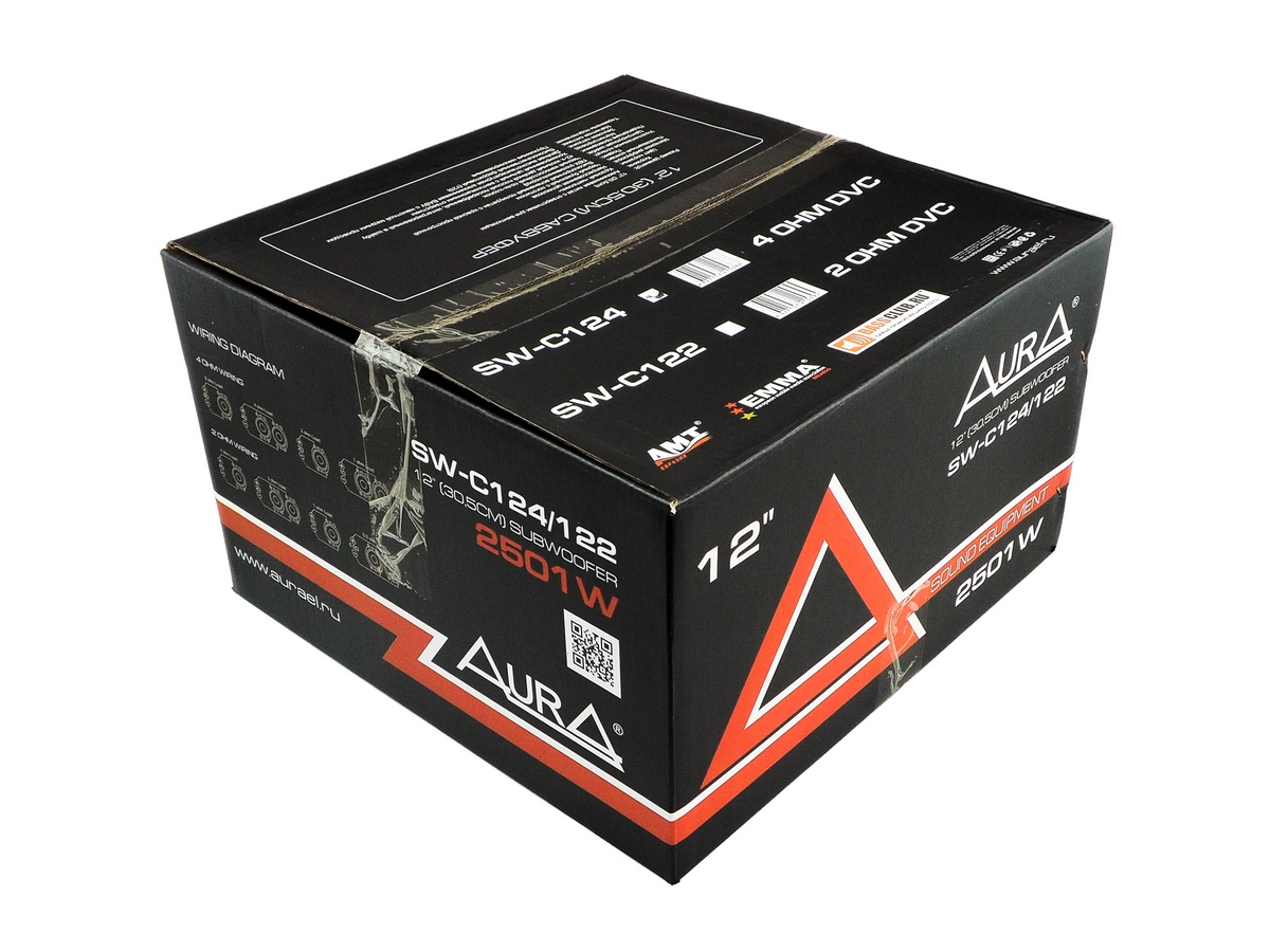 Уценка | Сабвуферный динамик AURA SW-C124 (из ремонта) 4