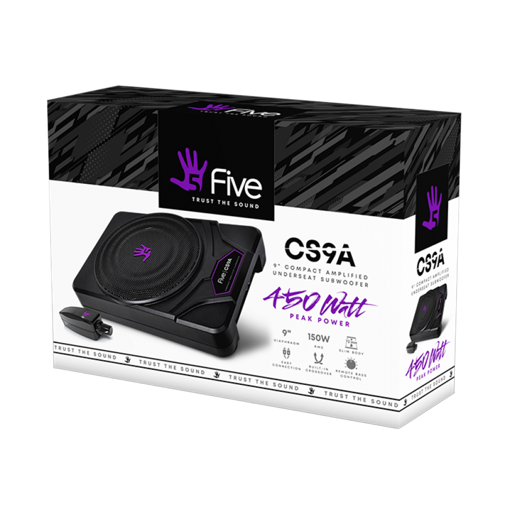 FIVE| CS9A | активный под сиденье 9"(23 см)/ RMS 150W/BassBoost | превью 3