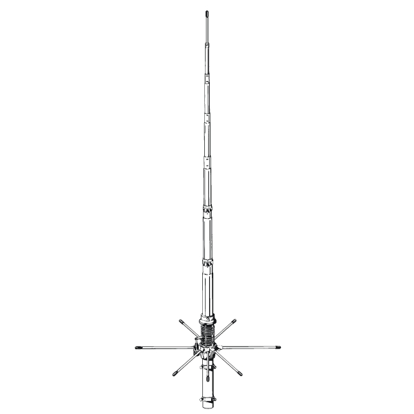 Optim | Base ONE 5/8 | Антенна базовая , длина 6,8м, внутр.диаметр 44мм, макс мощность 100Вт | 1