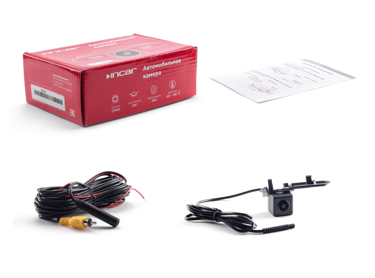 Camera | Toyota Incar VDC-427 | Toyota Corolla 18+ крепл вместо фонаря,  0,2LUX, PAL/NTSC,170гр | превью 2