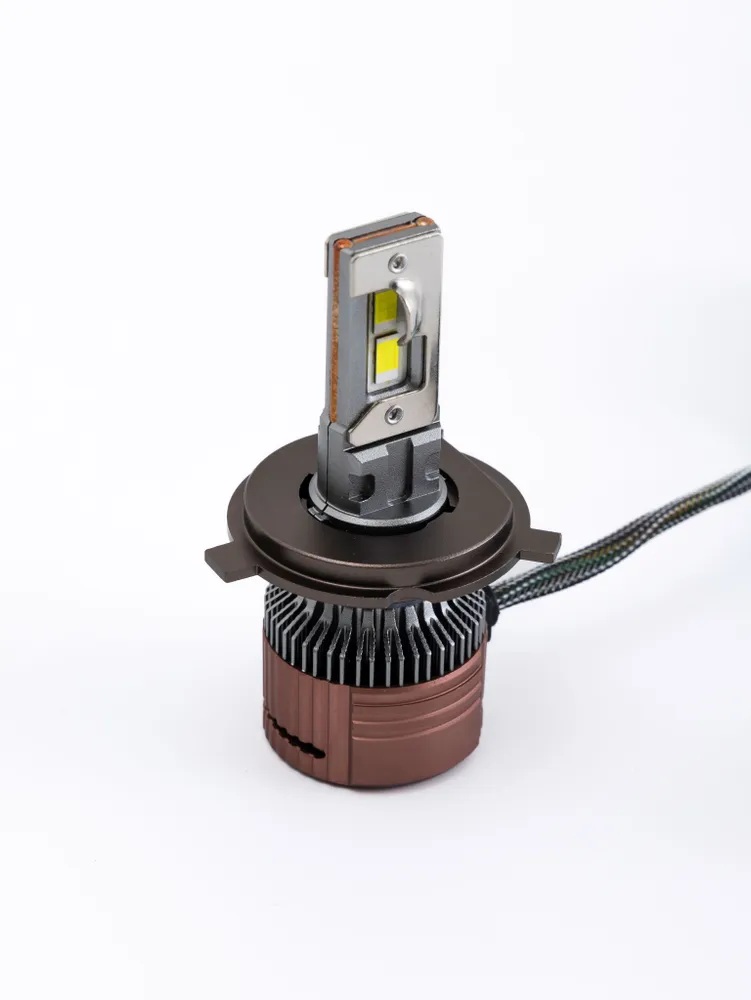 AOZOOM | P12 H4 |  с вентилятором , 5500K , 12V, 75 Вт, 6000 Lm  комплект 2 шт. | превью 3