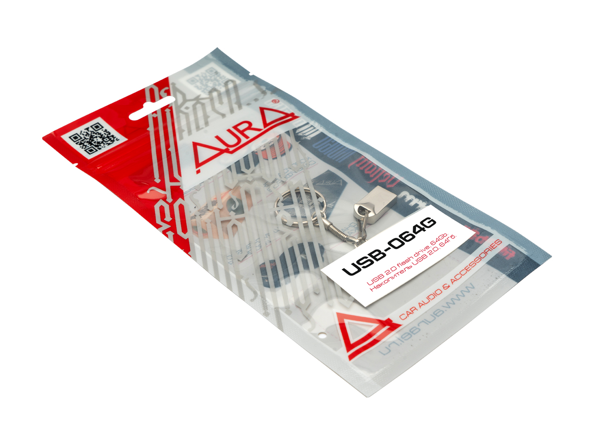 AurA | USB-064G | Модуль памяти USB 64Gb, металлический корпус | превью 2