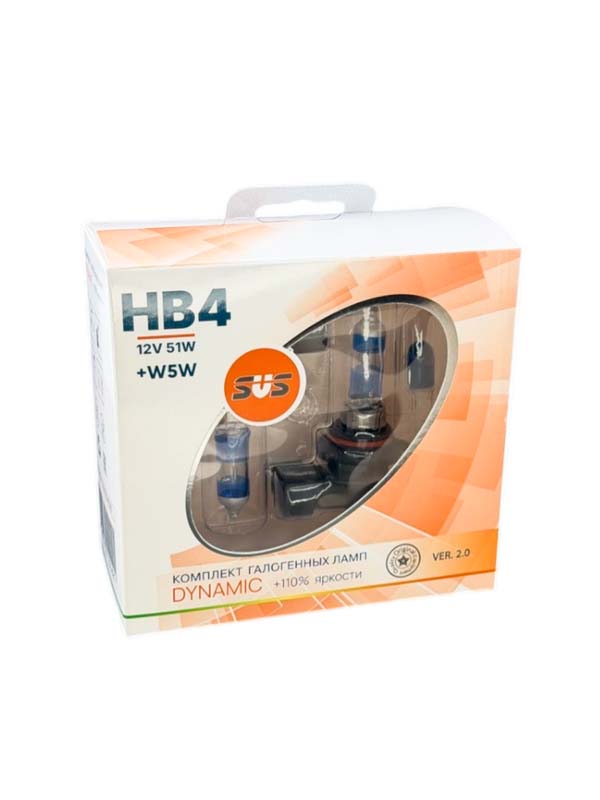 SVS| HB4 Dynamic +110%  | Лампа HB4 12V 51W + W5W  Комплект | превью 2