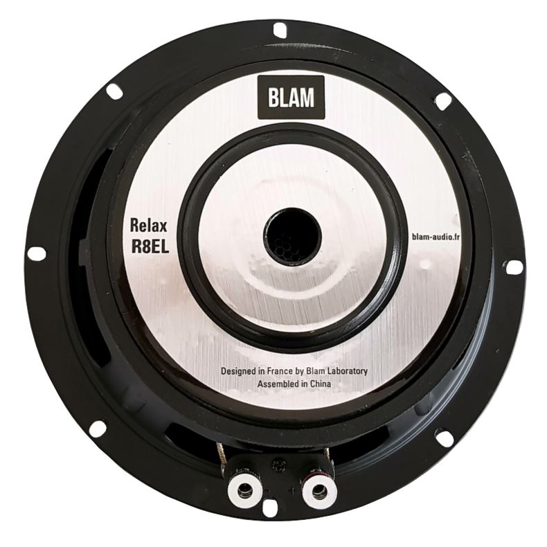 BLAM | R8EL | сабвуферный динамик 8"(20см) 150/300Вт, 2Ом, 92,5дБ 10л| 4