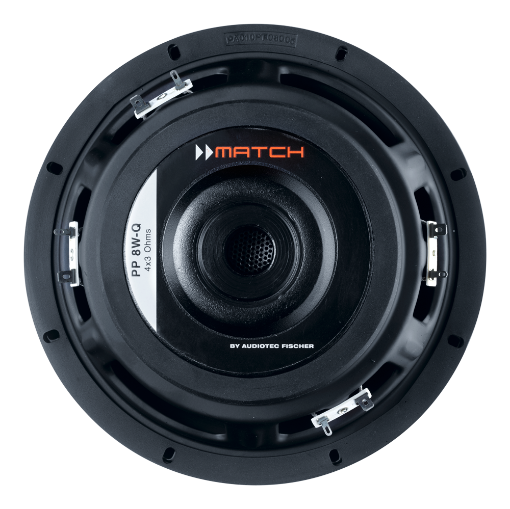 MATCH | PP 8W-Q | Сабвуфер 20см, 200/400Watts,4x3Om | 4