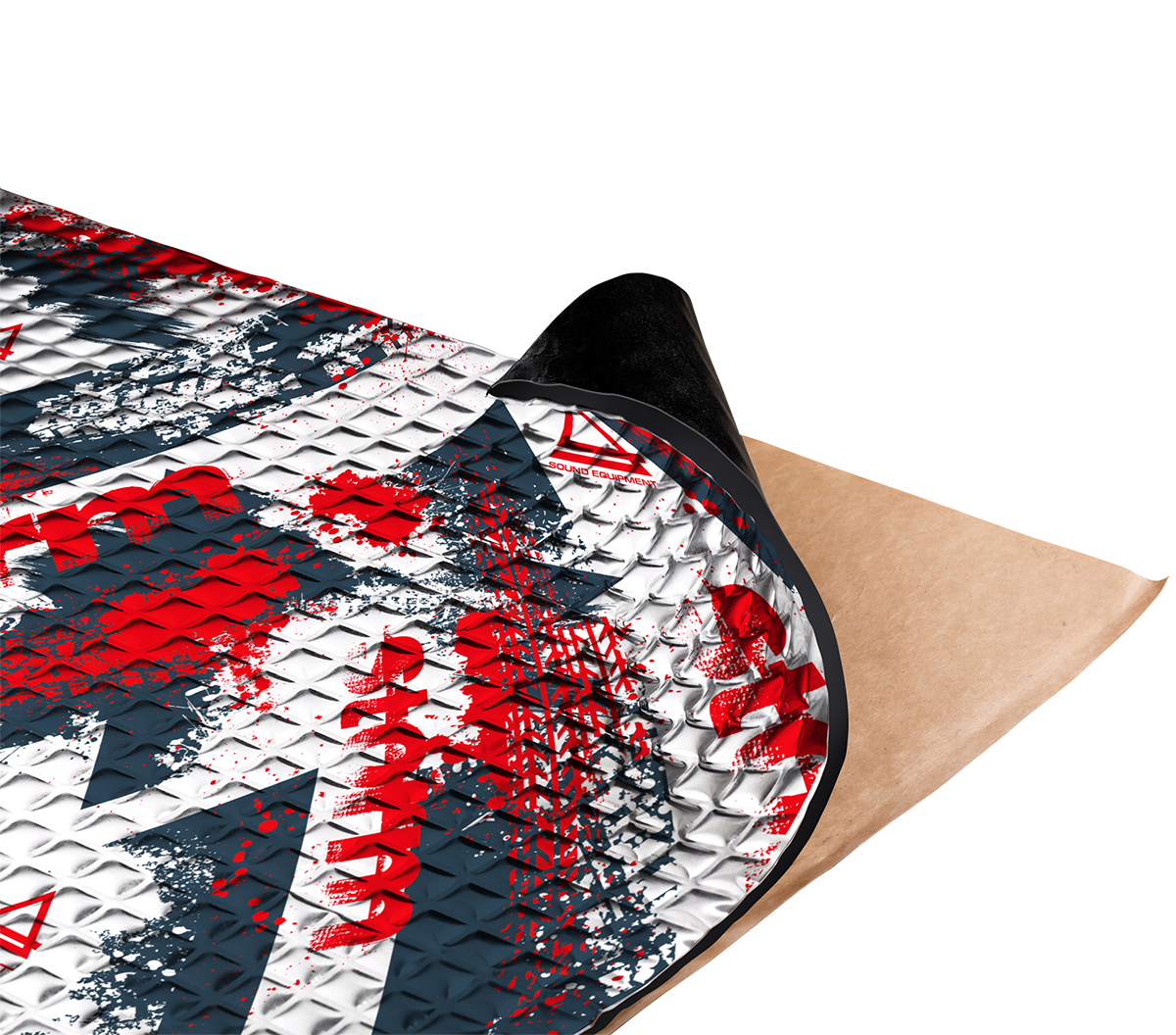 AurA | VDM STORM-M4 | Фольгированный вибродемпфер, толщина 4мм.,  упак. 5 л. | 1