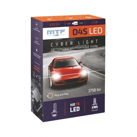 MTF | DPD4S6 | Cyber Light Светодиодные лампы D4S 6000K к-т 2 штуки  | превью 2