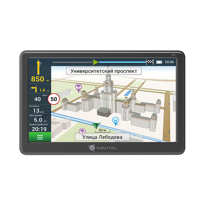 NAVITEL | E707 MAGNETIC | 7", 800x480, 800 Мгц, 8 Gb, Предустановленный комплект карт ЕВРОПА РОССИЯ 1