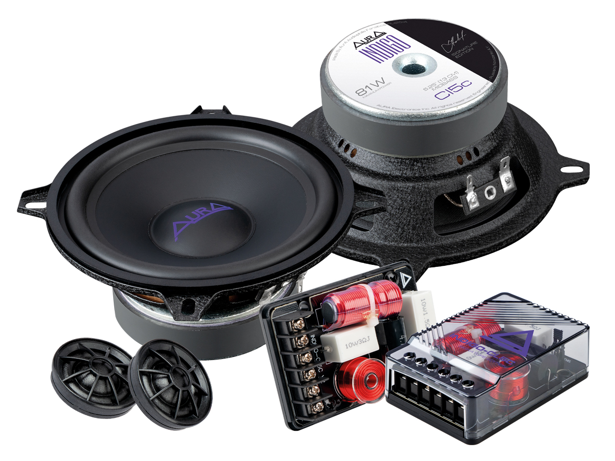 AurA | INDIGO-CL5C | 5,25" (13cm), компонентные, 41/81w, 55Hz - 20kHz, 87db, сетки | 1