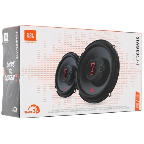 JBL | STAGE3 637F | 6" (16cm), 3-х полосная, коаксиальная, Без Сеток,   Глубина 48,5 мм | 5