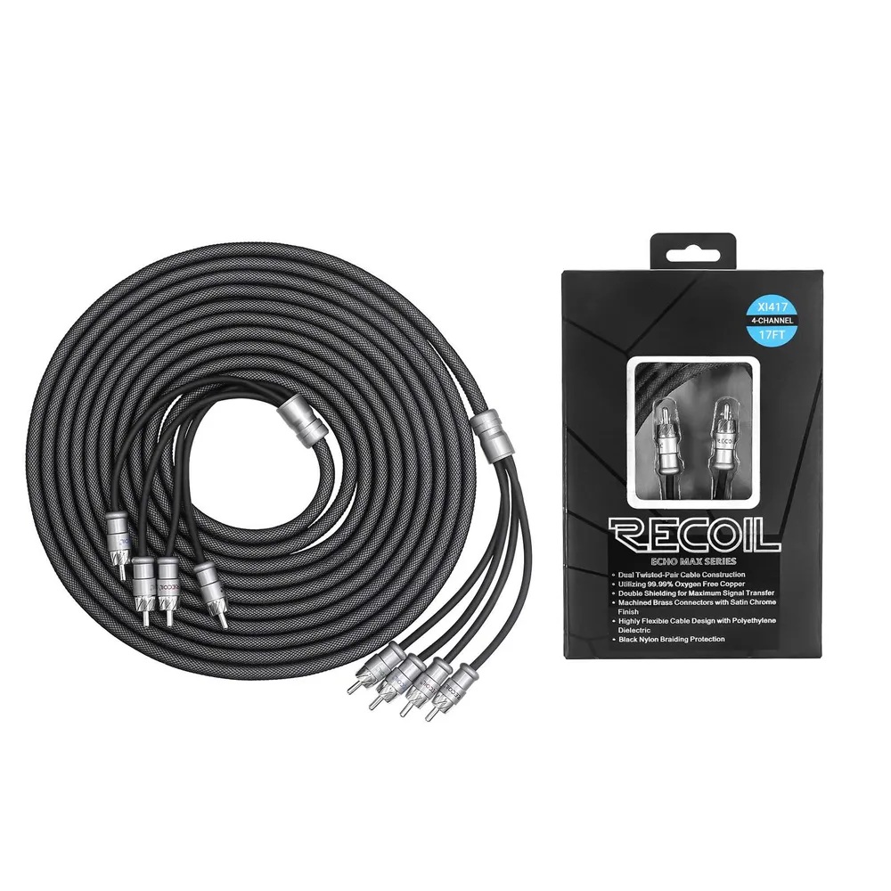 Recoil | MAX XI417 | RCA-кабель, 4CH, 5 м, медь | 4