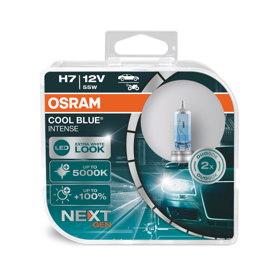 OSRAM | H7 64210 CBN   | Лампа H7 COOL BLUE INTENSE +100% 12V 55W  1шт. | превью 3