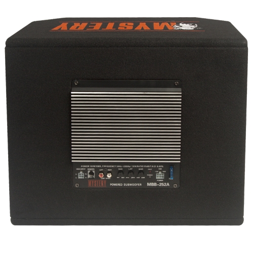 Mystery | MBB-252A | 300W.10" активный. закр.черн.ящик хром.сетка ДУ | превью 3