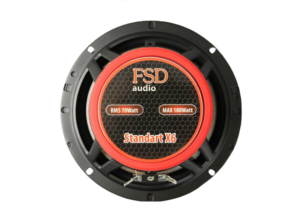 FSD audio | STANDART X6 | Коаксиальная акустика 16,5 см. 60 Вт RMS. 240 Вт. MAX | превью 3