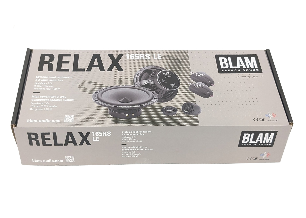 BLAM | 165RS LE | 2-х компонентная акустика, 6,5" (16см), Вт, Гц-25кГц, Ом, дБ | 8