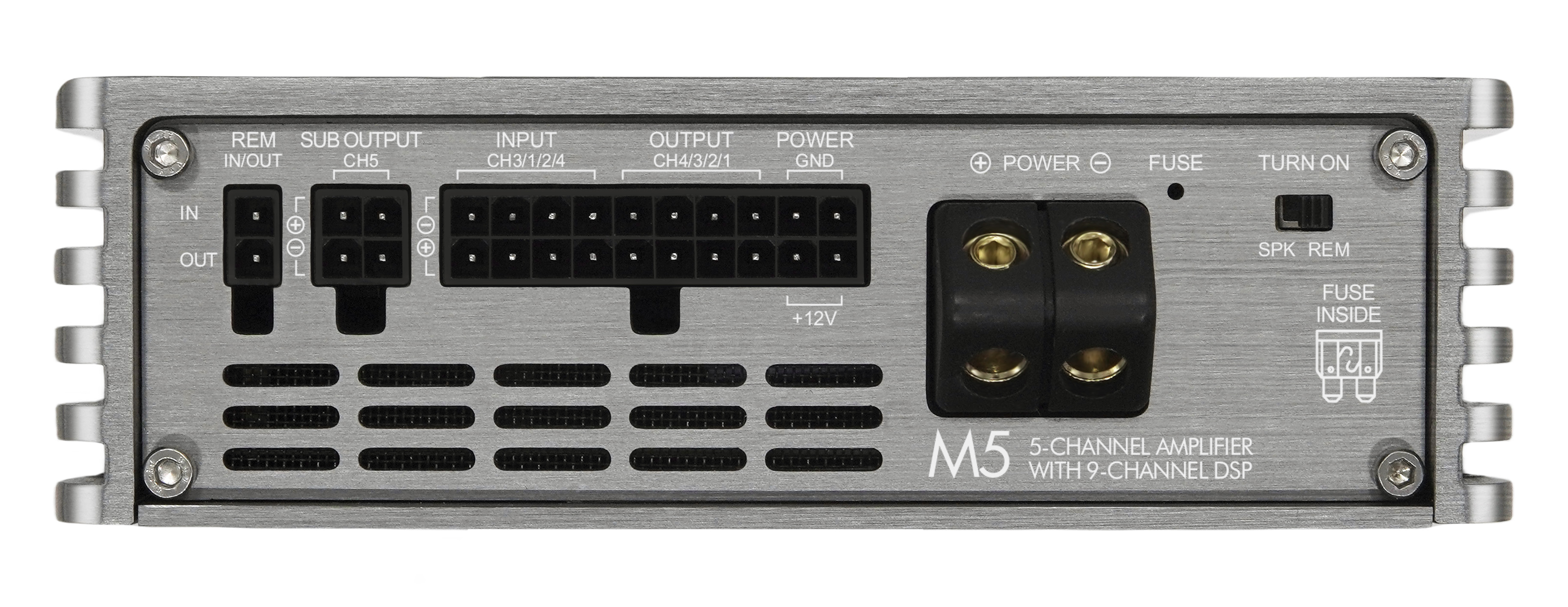 MUSWAY | M5 | 5 кан. усилитель со встроенным 9 канальным DSP 4х50Вт+1x210Вт | превью 2