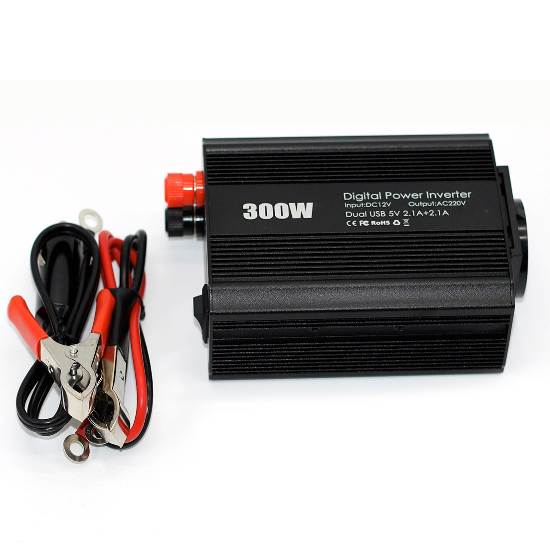 Eplutus | PW-300 | преобразователь напряжения 12V-220V, 300 Вт, порт USB | 1