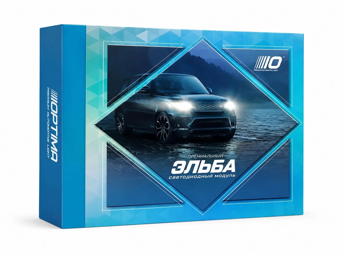 OPTIMA  |  LENS-3.0-BILLED-EL | ЭЛЬБА 3.0" 6000K, 3 чипа , призматическая линза  Би-линза  ПАРА | 4