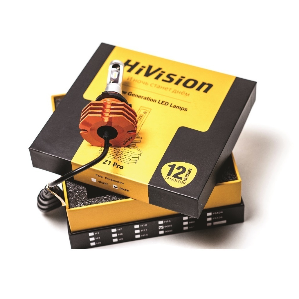 HiVision | H11 Z1 PRO | Seoul-CSP 4000K , 4000Lm, 9-24V комплект 2 шт. | превью 2